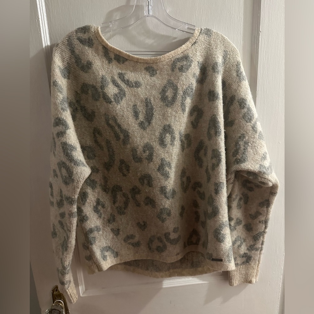 Abercrombie and Fitch Leopard Sweater